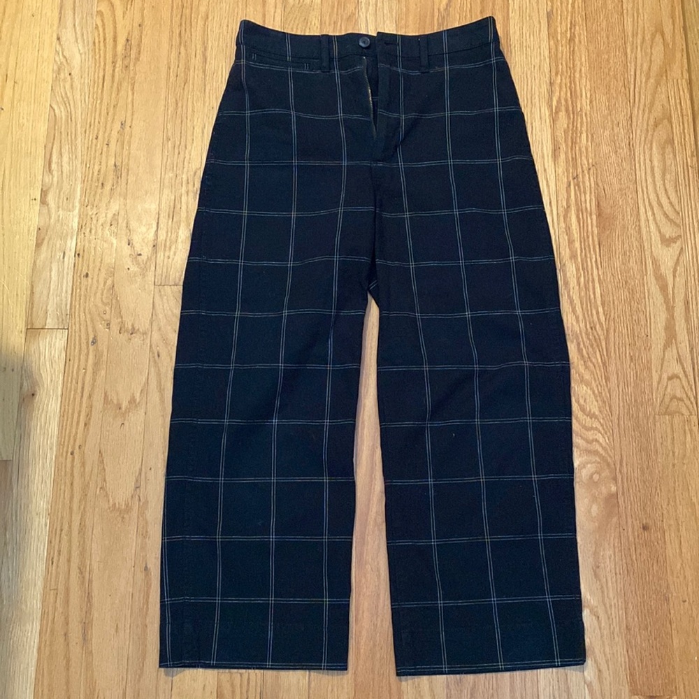 Madewell Slim Emmett Wide-Leg Crop Pants
